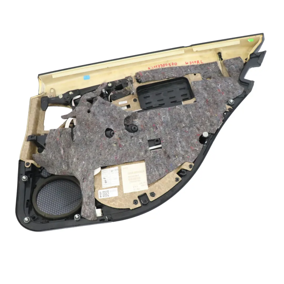 Scheda Porta Posteriore Sinistra Fodera Rivestimento Porta per Mercedes W211 con numero di parte A2117300570 Mercedes W211 Scheda Porta Posteriore Sinistra Fodera Rivestimento Porta - SKU A2117300570-3 - Numero di parte A2117300570