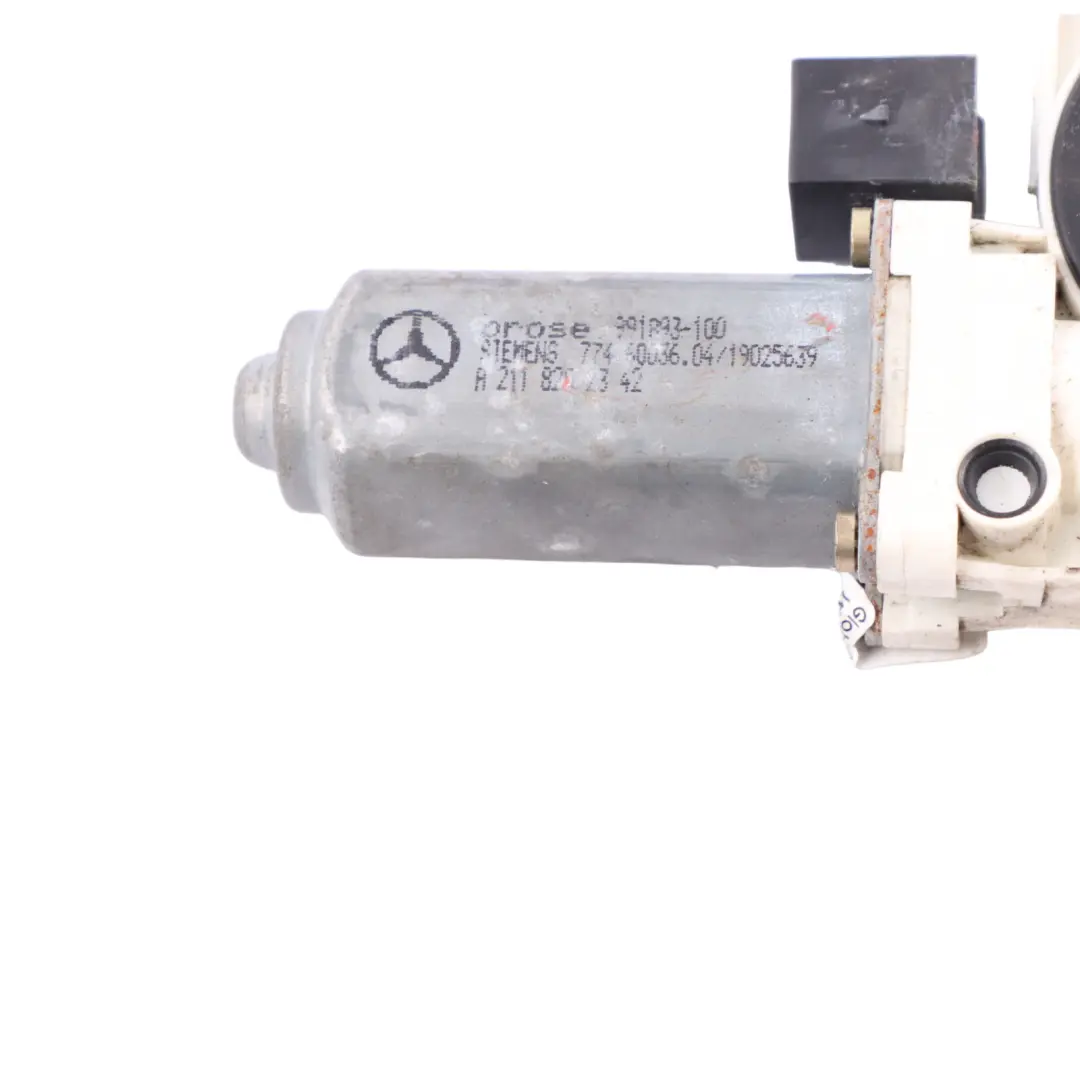Left Door N/S Window Lifter Regulator Motor Drive Mercedes W211 Rear - SKU A2118202342-1 - Part number A2118202342