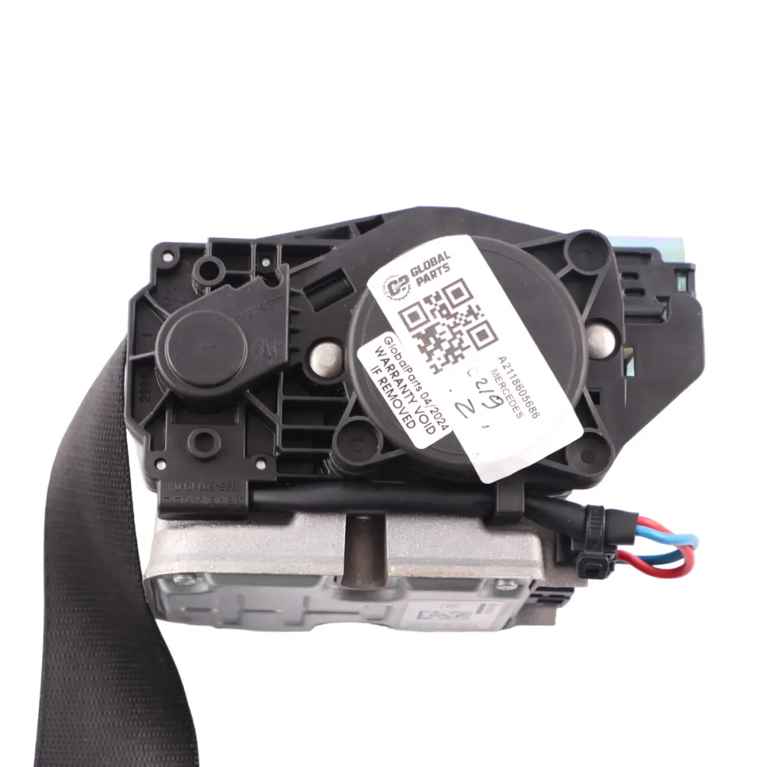  Cinturón seguridad Mercedes C219 W211 delantero derecho Negro - SKU A2118605686 - Número de pieza A2118605686