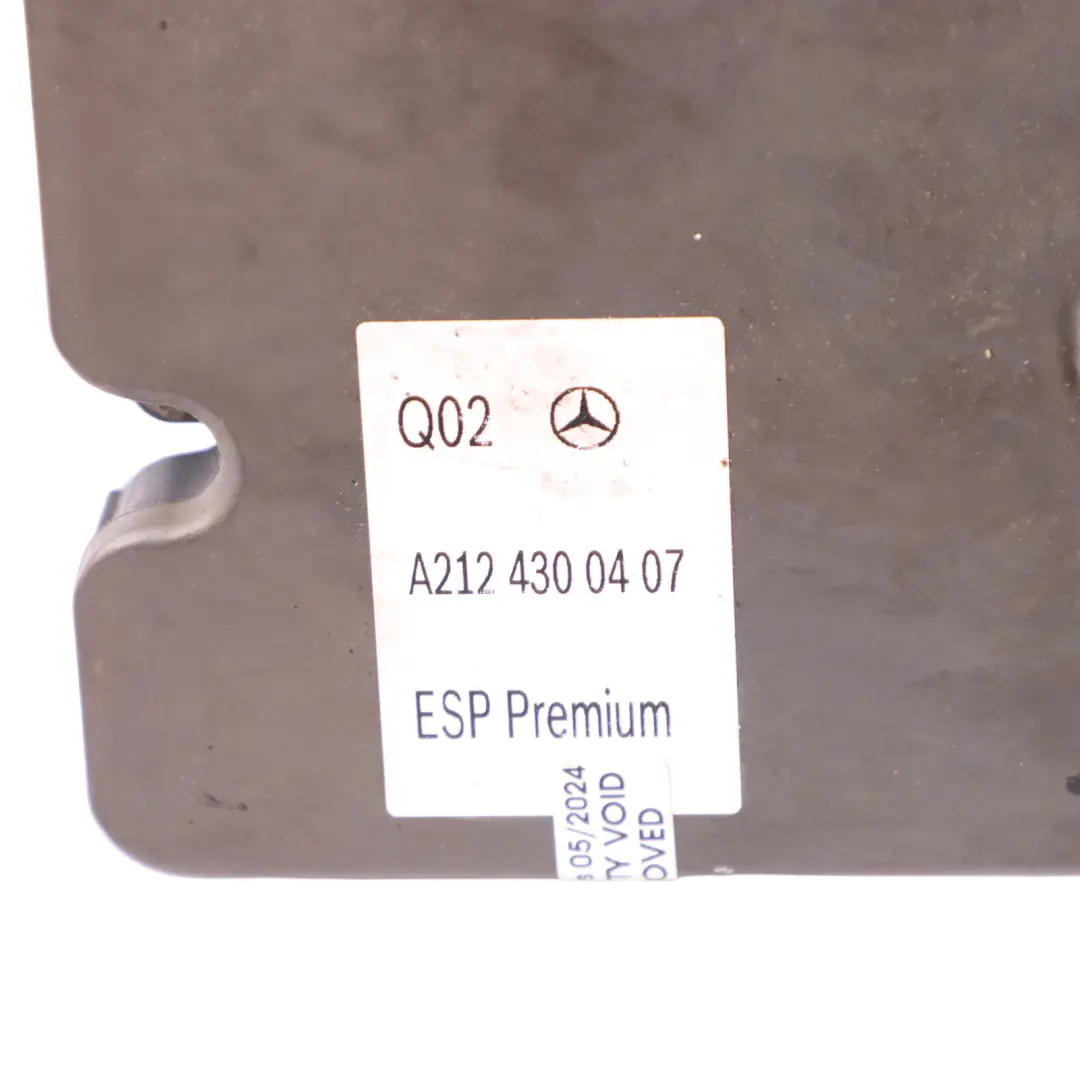 ABS Pump Mercedes W212 E63 AMG Hydraulic Brake ESP Control Unit to with Part number A2124300407 ABS Pump Mercedes W212 E63 AMG Hydraulic Brake ESP Control Unit - SKU A2124300407 - Part number A2124300407