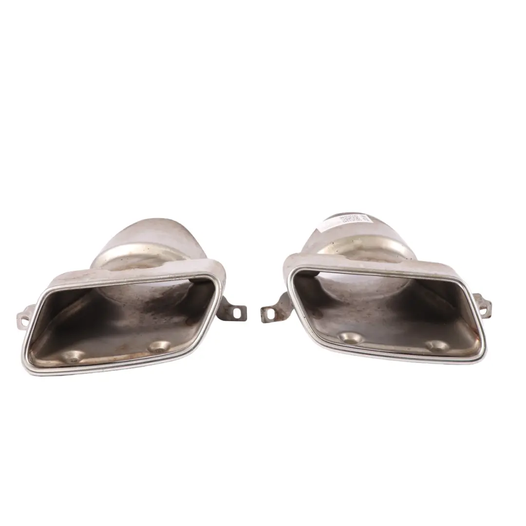 Mercedes W212 E220 Tailpipe Rear Exhaust Tips Set Right Left N/O/S - SKU A2124900927-1 - Part number A2124900927