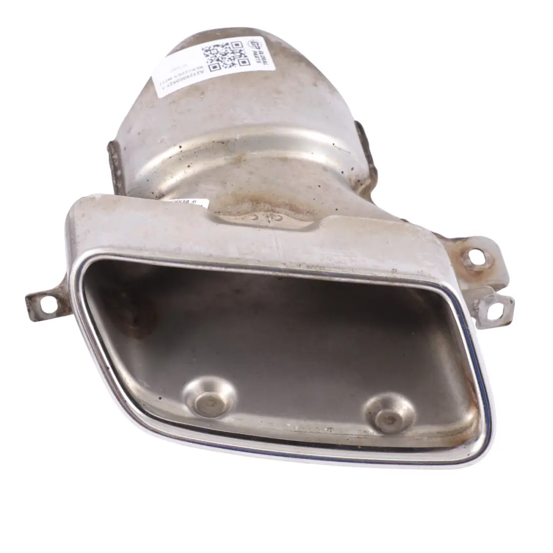 Mercedes W212 E220 Tailpipe Rear Exhaust Tips Set Right Left N/O/S - SKU A2124900927-1 - Part number A2124900927