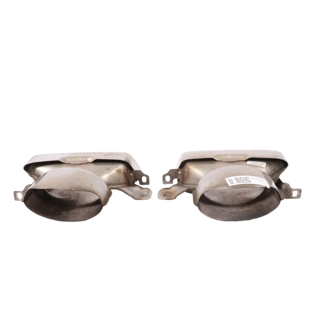 Mercedes W212 E220 Tailpipe Rear Exhaust Tips Set Right Left N/O/S - SKU A2124900927-1 - Part number A2124900927
