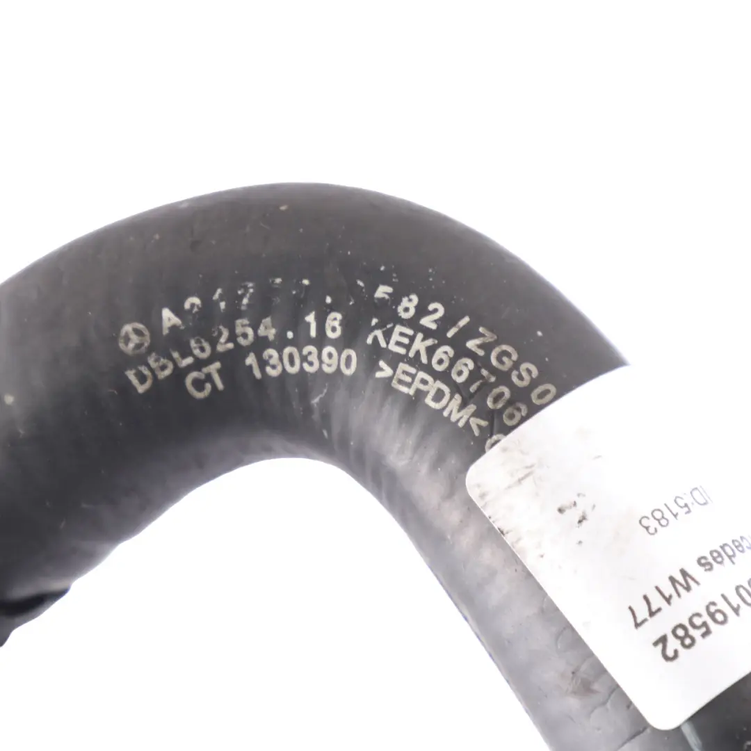 tuyau de refroidissement de la pompe à eau Mercedes W212 - SKU A2125019582 - Numéro de pièce A2125019582