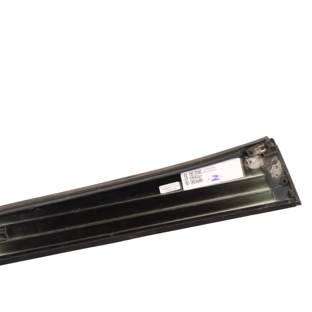 Panoramic Roof Moulding Trim Driver Side Left N/S to Mercedes W212 with Part number A2126902882 Mercedes W212 Panoramic Roof Moulding Trim Driver Side Left N/S - SKU A2126902882 - Part number A2126902882