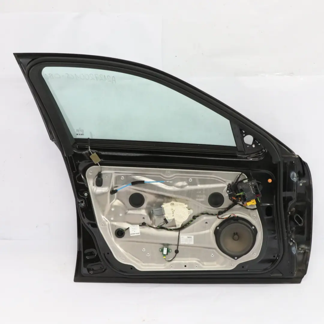 Door Front Left N/S Cover Panel Obsidian Black - 197 to Mercedes W212 with Part number A2127200105 Mercedes W212 Door Front Left N/S Cover Panel Obsidian Black - 197 - SKU A2127200105-OB1 - Part number A2127200105