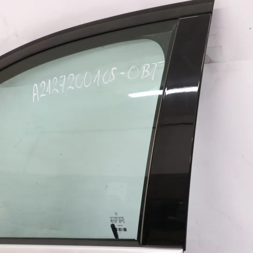 Mercedes W212 Tür Vorne Links Obsidian Schwarz - 197 - SKU A2127200105-OB1 - Teilenummer A2127200105