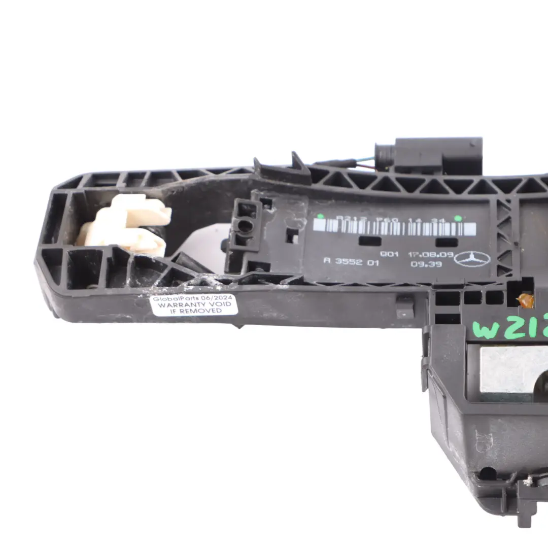 Door Handle Base Rear Left N/S Bracket Bearing to Mercedes W212 with Part number A2127601434 Mercedes W212 Door Handle Base Rear Left N/S Bracket Bearing - SKU A2127601434 - Part number A2127601434