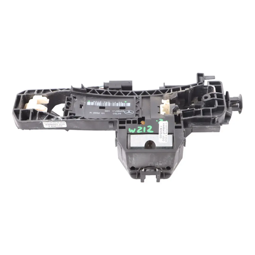 Door Handle Base Rear Left N/S Bracket Bearing to Mercedes W212 with Part number A2127601434 Mercedes W212 Door Handle Base Rear Left N/S Bracket Bearing - SKU A2127601434 - Part number A2127601434