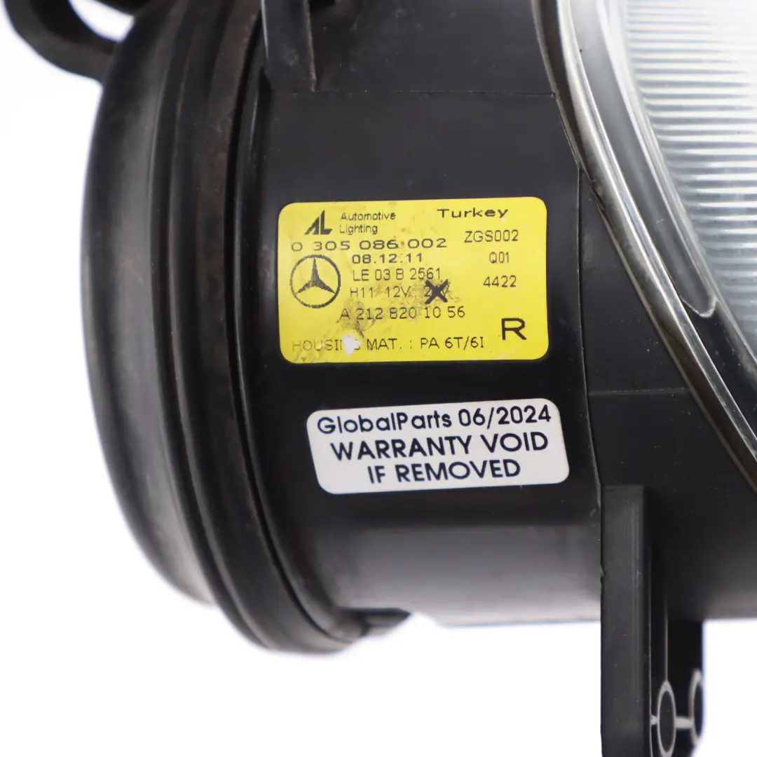  Fog Lamp Mercedes W164 W204 W207 W212 Front Bumper Right O/S Light - SKU A2128201056 - Part number A2128201056