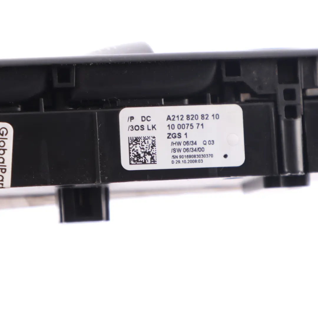  Fensterheberschalter Mercedes W204 W212 Fahrerseite Bedienfeld - SKU A2128208210-1 - Teilenummer A2128208210