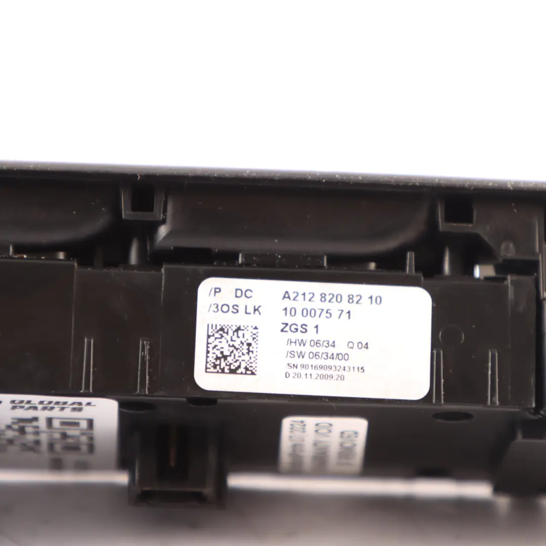 Interruptor elevalunas Mercedes W204 W212 Control espejo conductor para con número de pieza A2128208210 Interruptor elevalunas Mercedes W204 W212 Control espejo conductor - SKU A2128208210 - Número de pieza A2128208210