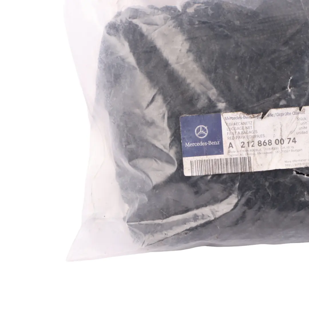 Boot Trunk Floor Luggage Compartment Cargo Net to Mercedes W213 with Part number A2128680074 Mercedes W213 Boot Trunk Floor Luggage Compartment Cargo Net - SKU A2128680074 - Part number A2128680074