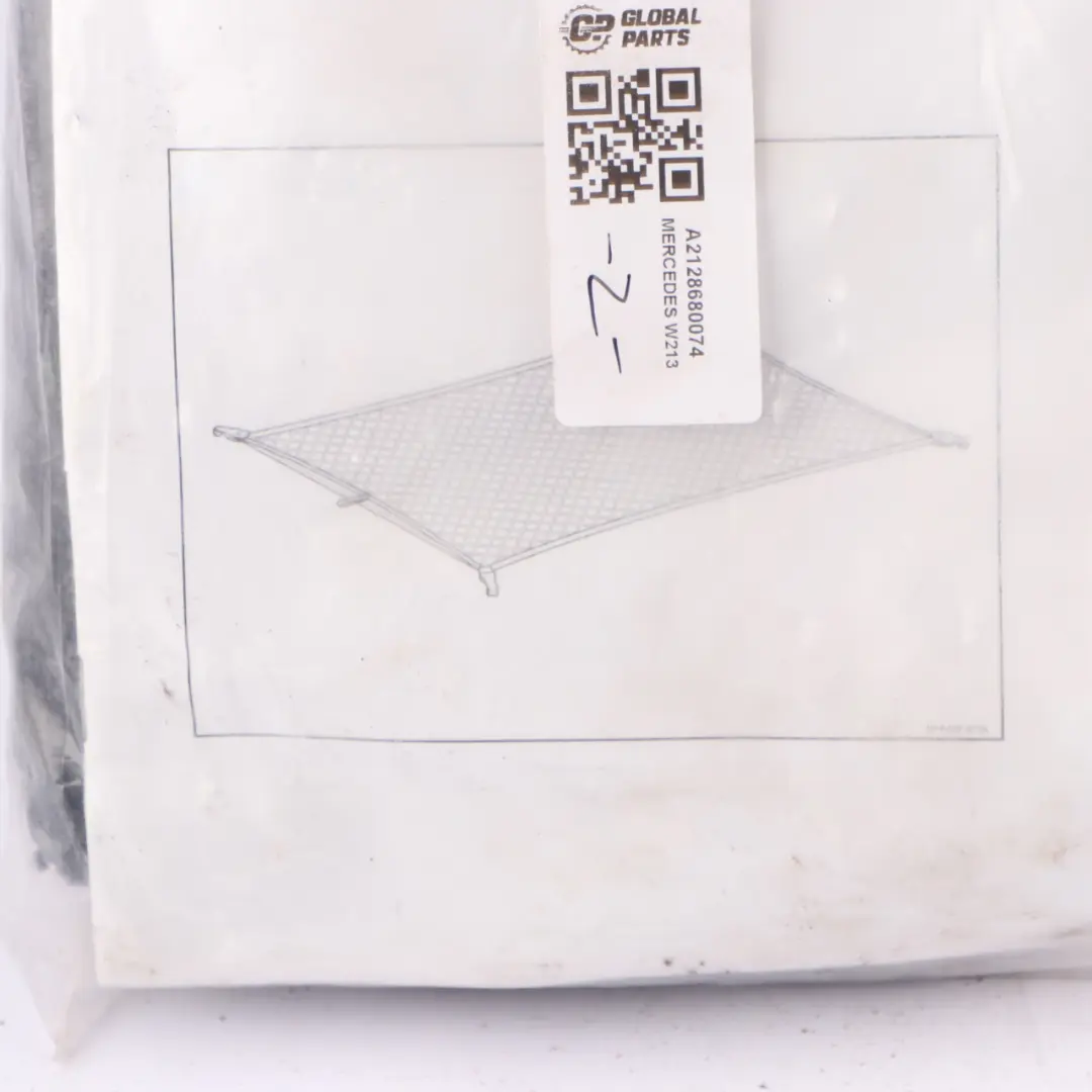 Boot Trunk Floor Luggage Compartment Cargo Net to Mercedes W213 with Part number A2128680074 Mercedes W213 Boot Trunk Floor Luggage Compartment Cargo Net - SKU A2128680074 - Part number A2128680074