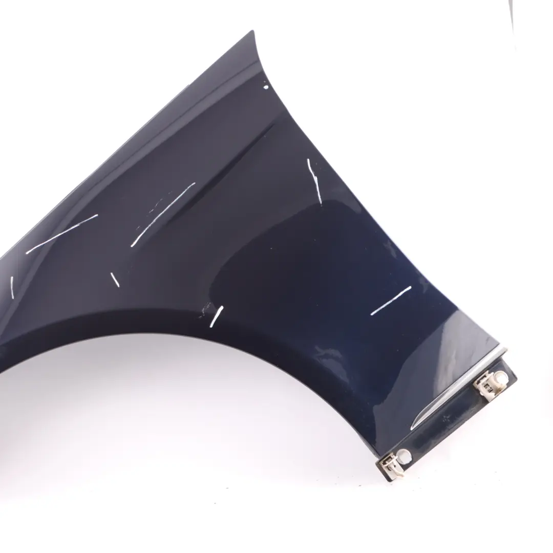 Side Wing Panel Front Left N/S Fender Cover Cavansite Blue - 890 to Mercedes W212 with Part number A2128801118 Mercedes W212 Side Wing Panel Front Left N/S Fender Cover Cavansite Blue - 890 - SKU A2128801118-CVB - Part number A2128801118