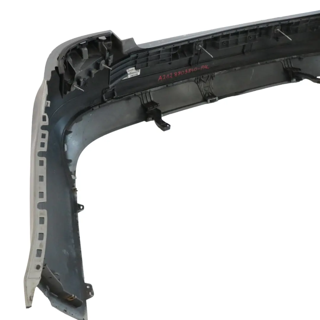 Bumper Saloon Trim Panel Cover Palladium Silver Metallic 792 to Mercedes W212 Rear with Part number A2128803840 Mercedes W212 Rear Bumper Saloon Trim Panel Cover Palladium Silver Metallic 792 - SKU A2128803840-PAL - Part number A2128803840