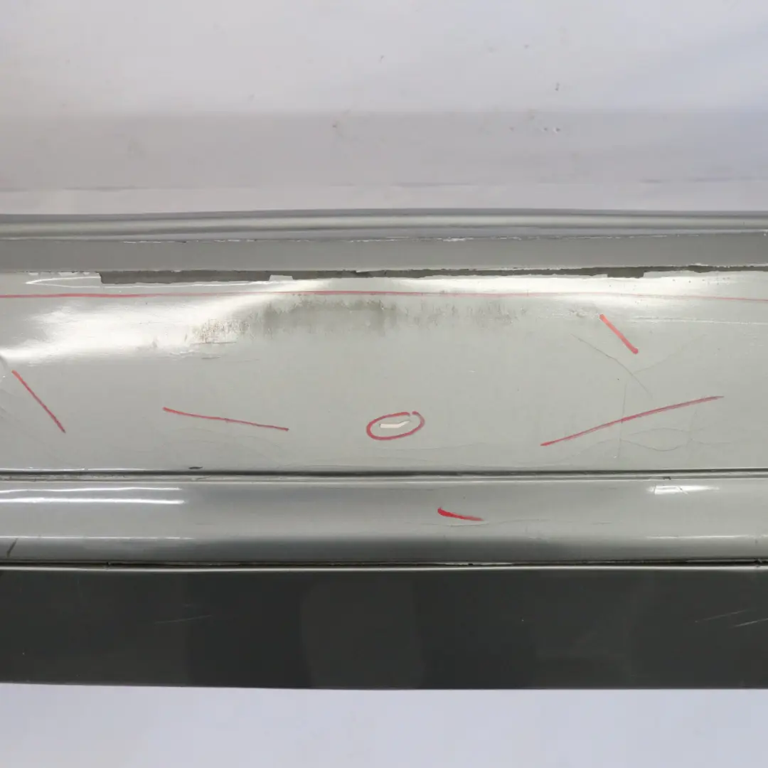 Mercedes W212 Rear Bumper Saloon Trim Panel Cover Palladium Silver Metallic 792 - SKU A2128803840-PAL - Part number A2128803840