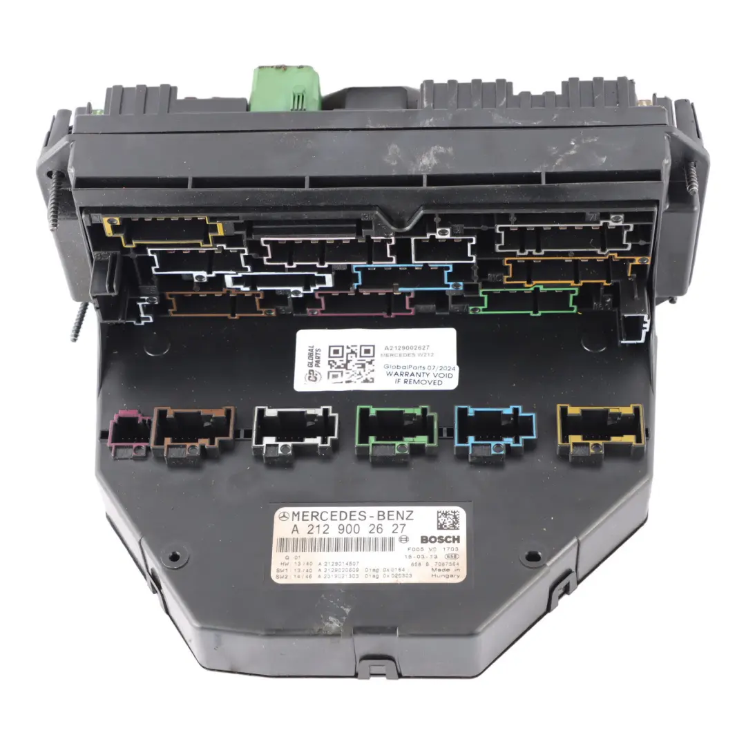 Scatola dei fusibili Modulo relè Unità di controllo per Mercedes W212 con numero di parte A2129002627 Mercedes W212 Scatola dei fusibili Modulo relè Unità di controllo - SKU A2129002627 - Numero di parte A2129002627