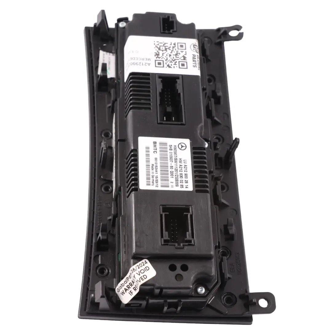 Mercedes W212 Air Conditioning Panel Automatic Heater A/C Control - SKU A2129002814-1 - Part number A2129002814