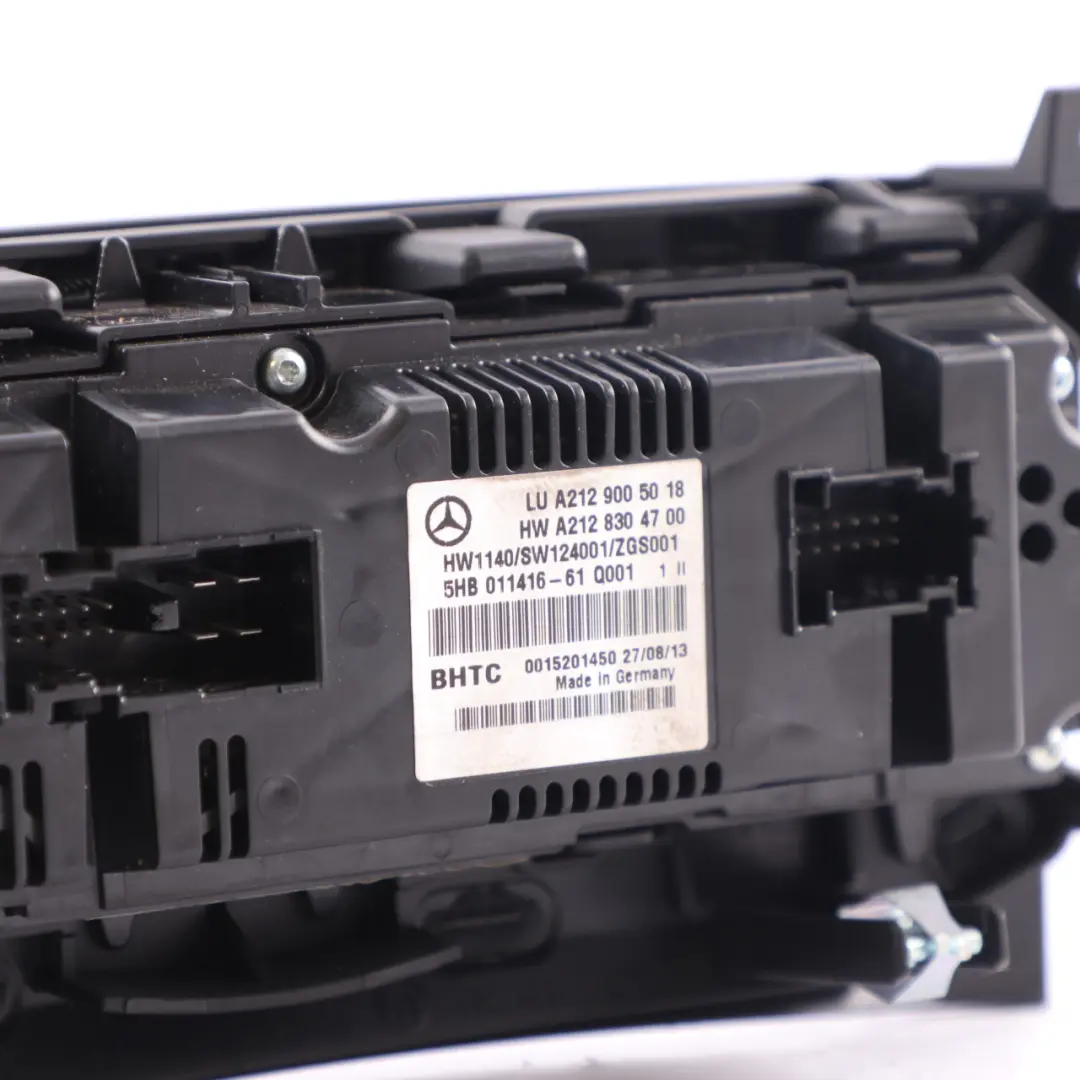 Mercedes C207 W212 Commande Chauffage Climatisation Feux De Détresse - SKU A2129005018 - Numéro de pièce A2129005018