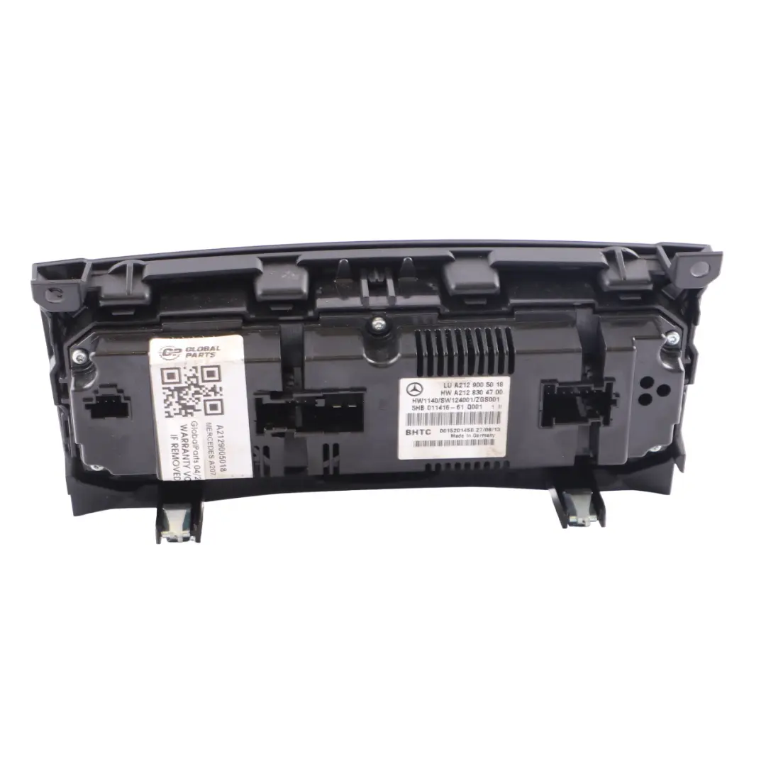 Mercedes C207 W212 Climatizador Calentador Interruptores Unidad - SKU A2129005018 - Número de pieza A2129005018