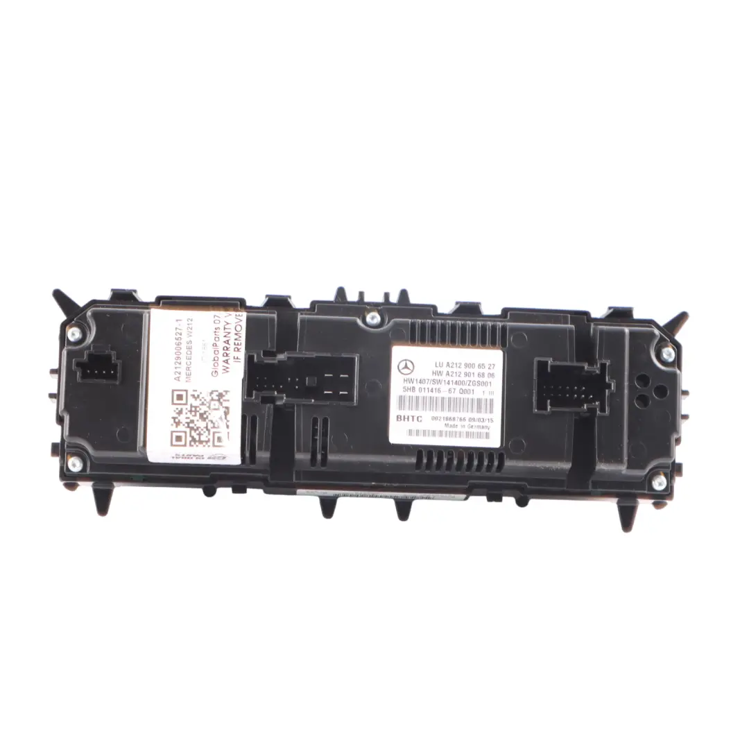 Mercedes W207 W212 Panneau de commande de climatisation automatique - SKU A2129006527-1 - Numéro de pièce A2129006527