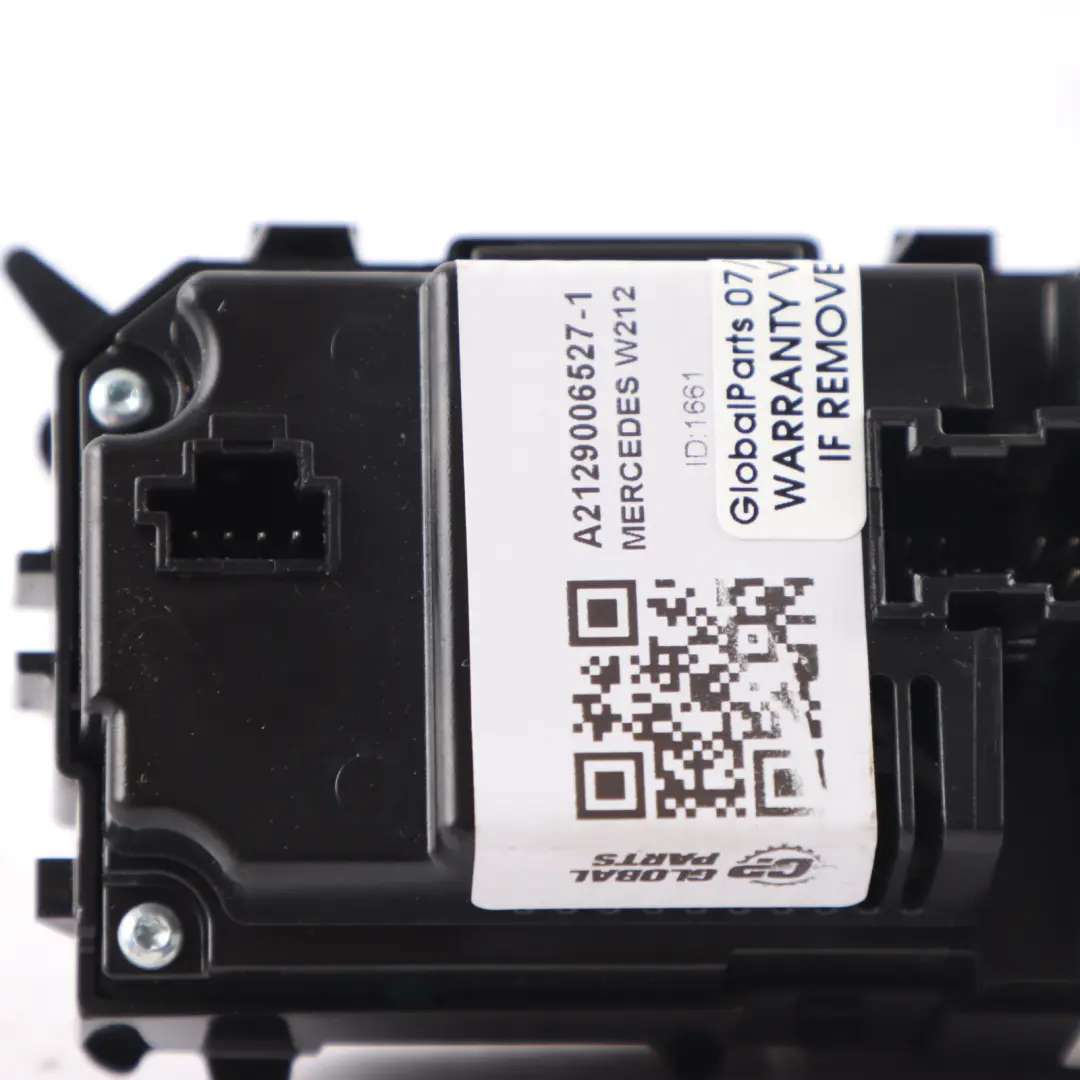 Mercedes W207 W212 Interruptor Aire Acondicionado Panel Control - SKU A2129006527-1 - Número de pieza A2129006527