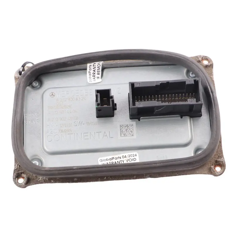 Control Unit Headlight Adjustment Luminance Regulation to Mercedes W212 with Part number A2129008324 Mercedes W212 Control Unit Headlight Adjustment Luminance Regulation - SKU A2129008324 - Part number A2129008324