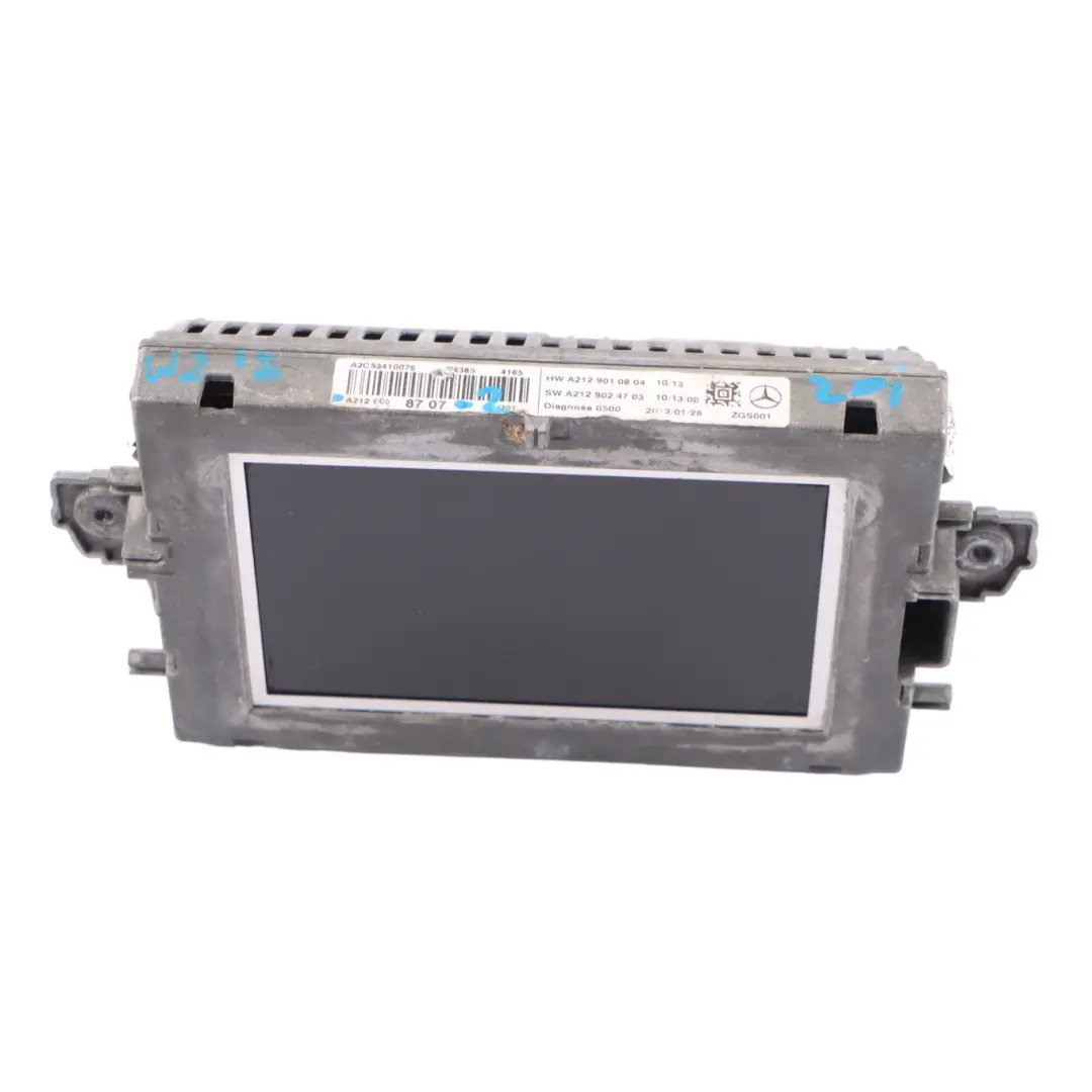  Display Mercedes W212 Dashboard Infotainment Screen Multifunction - SKU A2129008707-2 - Part number A2129008707