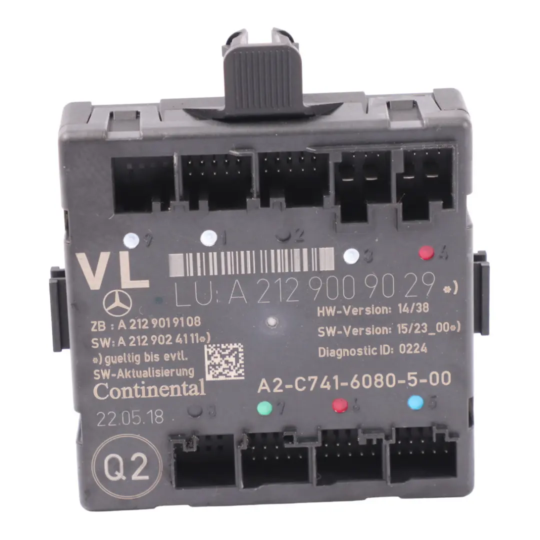 Module de contrôle de porte avant gauche pour Mercedes SLK R172 à propos du numéro de pièce A2129009029 Mercedes SLK R172 Module de contrôle de porte avant gauche - SKU a2129009029 - Numéro de pièce A2129009029