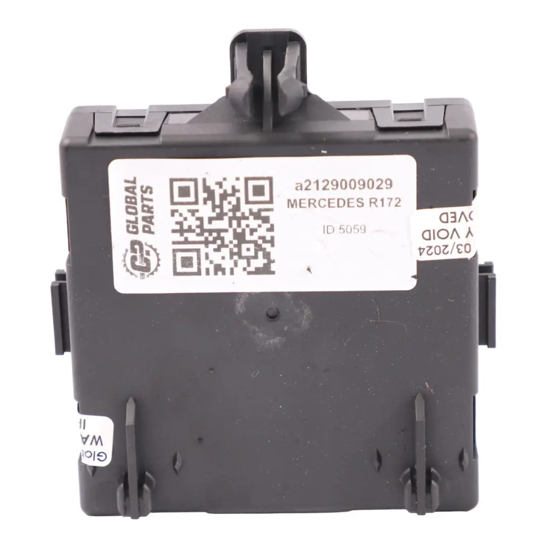 Modulo di controllo porta anteriore sinistro per Mercedes SLK R172 con numero di parte A2129009029 Mercedes SLK R172 Modulo di controllo porta anteriore sinistro - SKU a2129009029 - Numero di parte A2129009029