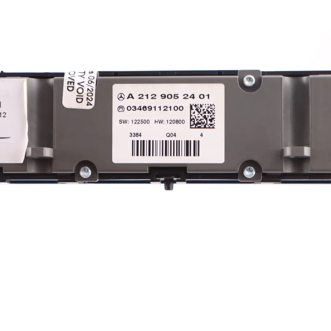 Mercedes W212 Sitzheizung Hazard Steuerung Schaltereinheit - SKU A2129052401 - Teilenummer A2129052401