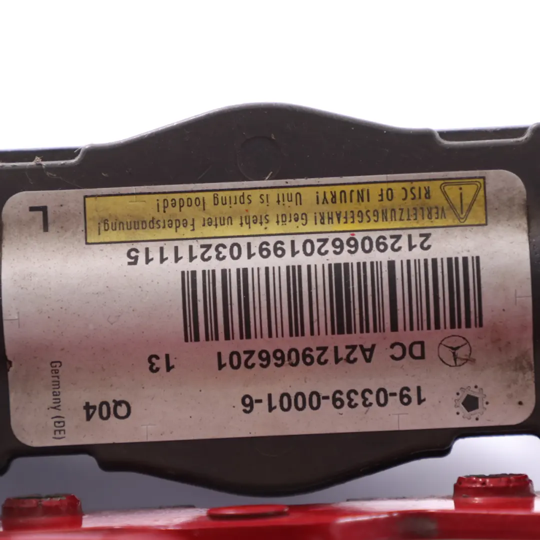  Bonnet Hinge Mercedes W204 W212 Left N/S Pedestrian Protection Fire Opal Red 590 - SKU A2129066201-FUP - Part number A2129066201