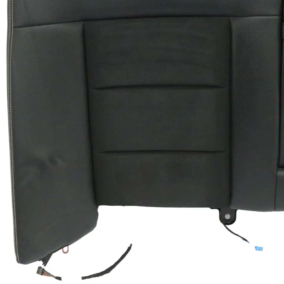 Mercedes W212 Saloon Dossier de siège arrière en microfibre imitation cuir noir - SKU A2129201835-1 - Numéro de pièce A2129201835