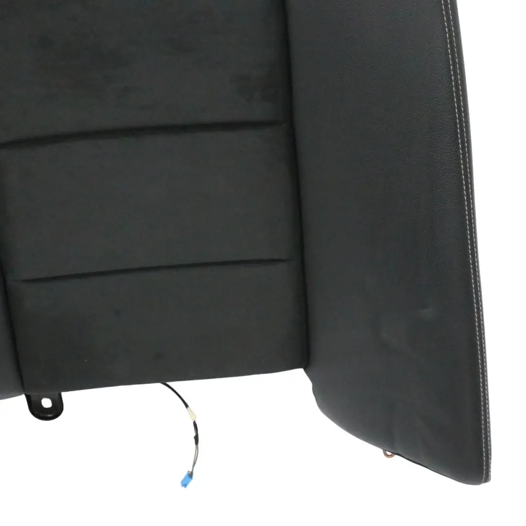 Mercedes W212 Saloon Dossier de siège arrière en microfibre imitation cuir noir - SKU A2129201835-1 - Numéro de pièce A2129201835