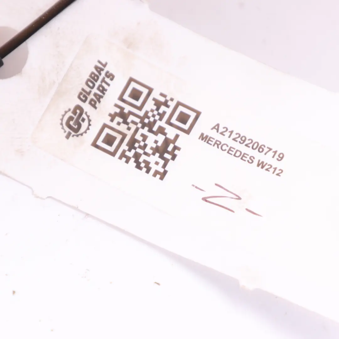Mercedes W212 Rear Seat Bench Isofix Strip Couch Cover Saloon Black Leather - SKU A2129206719 - Part number A2129206719