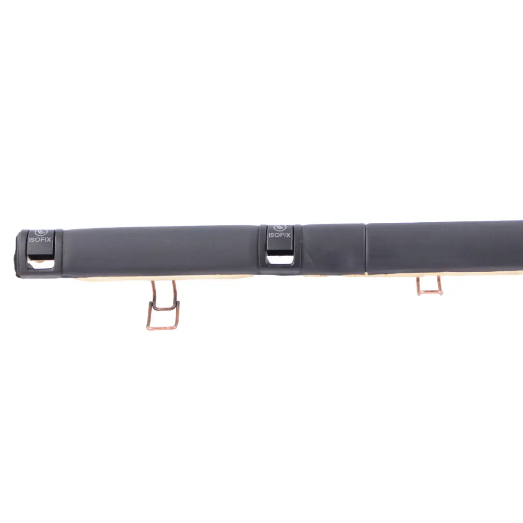 Mercedes W212 Rear Seat Bench Isofix Strip Couch Cover Saloon Black Leather - SKU A2129206719 - Part number A2129206719
