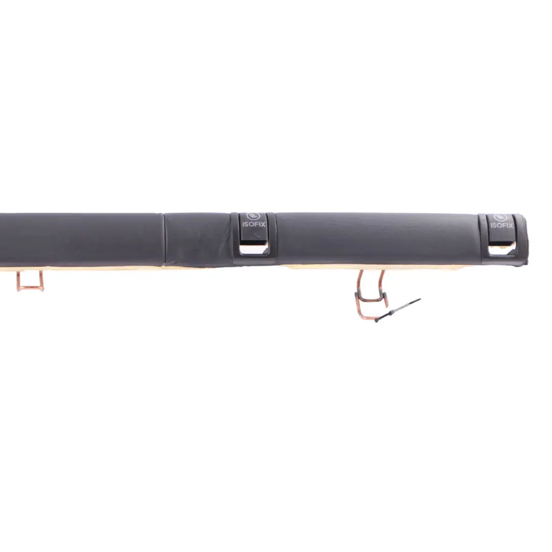 Mercedes W212 Rear Seat Bench Isofix Strip Couch Cover Saloon Black Leather - SKU A2129206719 - Part number A2129206719