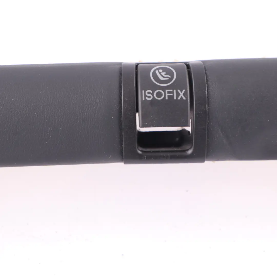 Mercedes W212 Rear Seat Bench Isofix Strip Couch Cover Saloon Black Leather - SKU A2129206719 - Part number A2129206719