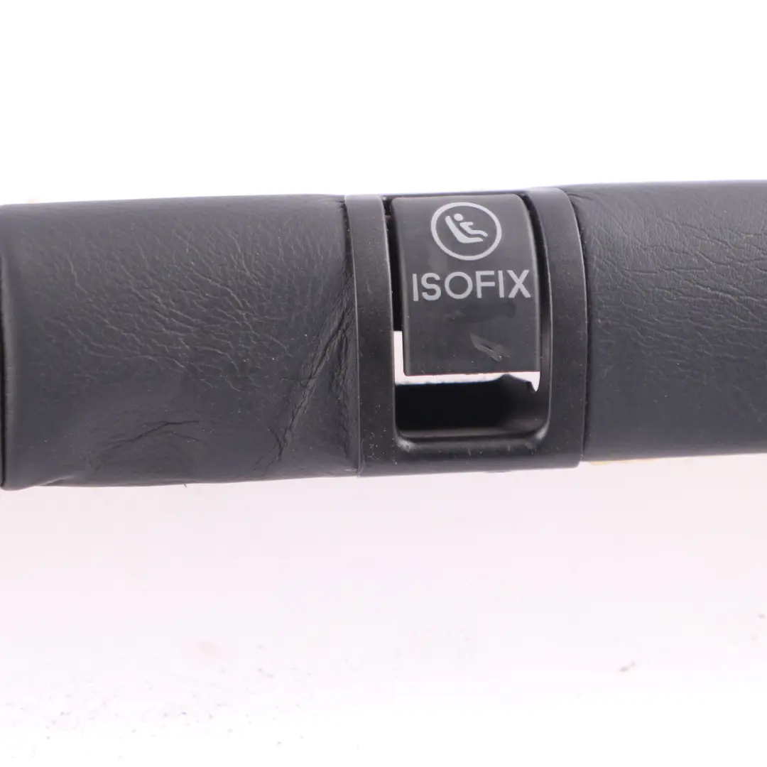 Mercedes W212 Rear Seat Bench Isofix Strip Couch Cover Saloon Black Leather - SKU A2129206719 - Part number A2129206719