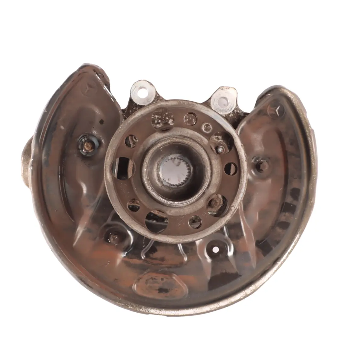 Carrier Hub Rear Right O/S Bearing Axle Holder to Mercedes W213 Wheel with Part number A2133503205 Mercedes W213 Wheel Carrier Hub Rear Right O/S Bearing Axle Holder - SKU A2133503205-2 - Part number A2133503205