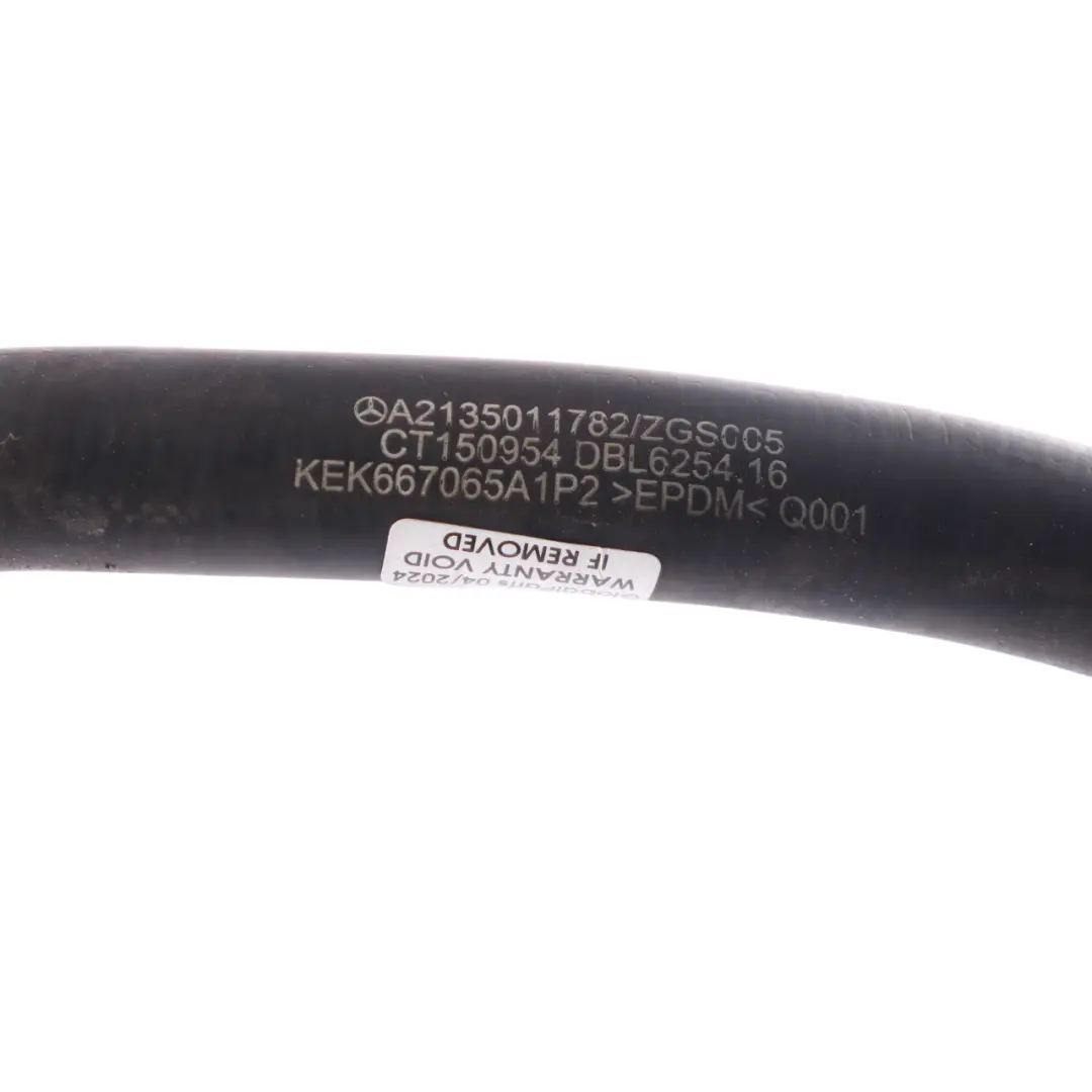 Mercedes W213 Coolant Hose Water Pump Pipe Line - SKU A2135011782 - Part number A2135011782