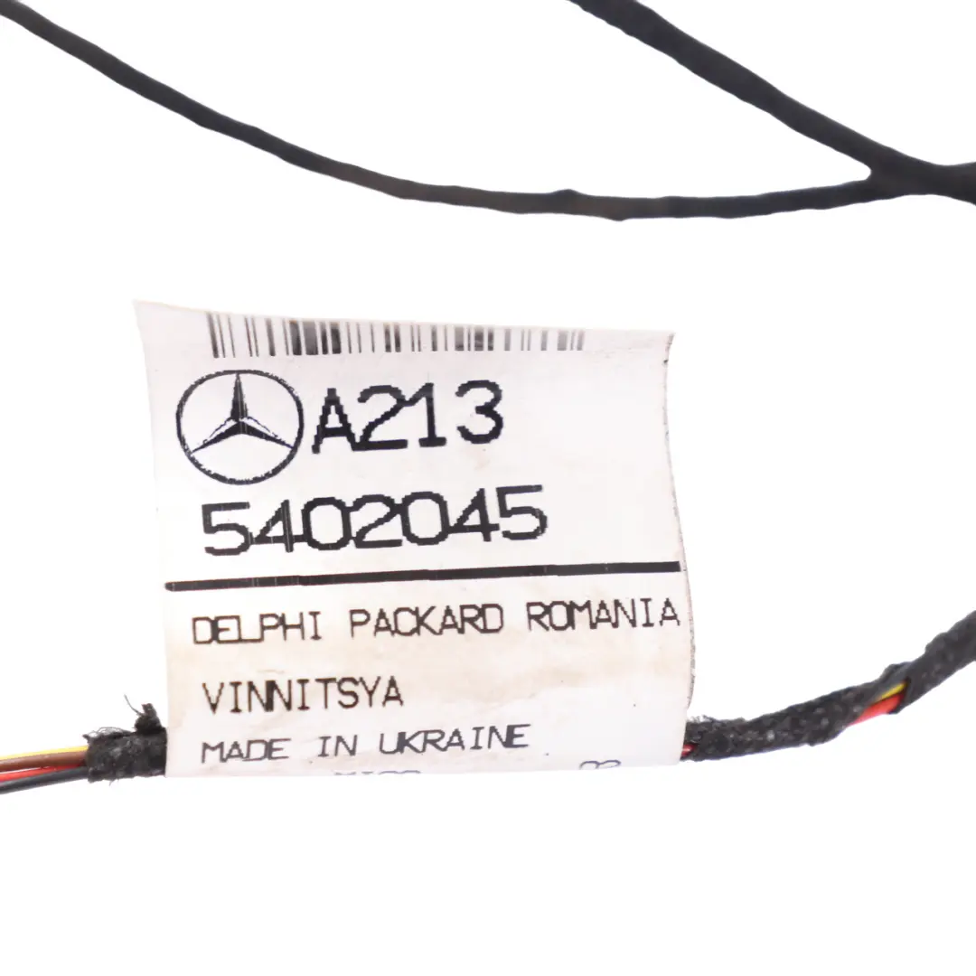 Consola Central Portavasos Lámpara Mazo de cables para Mercedes W213 con número de pieza A2135402045 Mercedes W213 Consola Central Portavasos Lámpara Mazo de cables - SKU A2135402045 - Número de pieza A2135402045