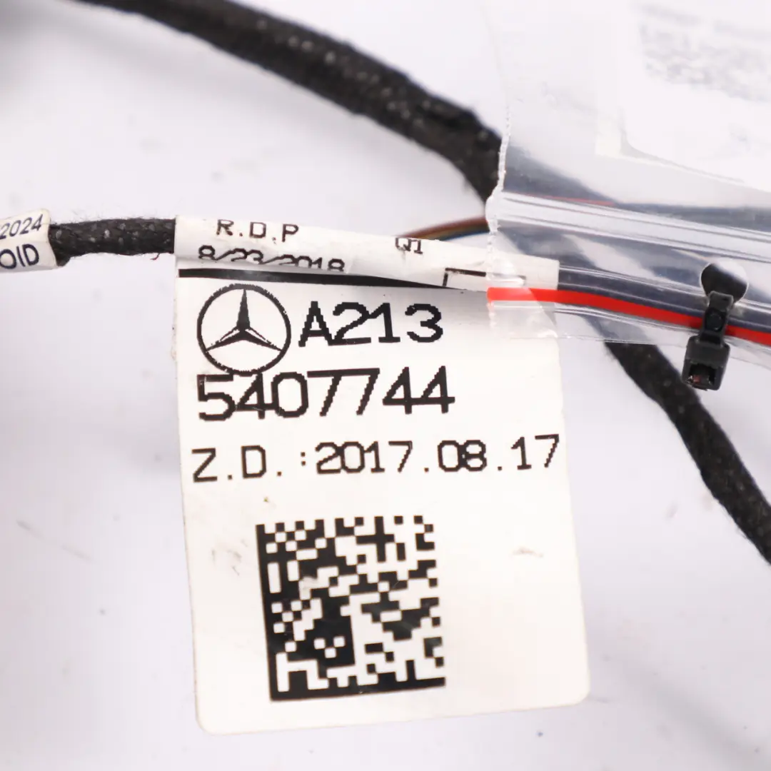 Mercedes W213 Door Ambient Light Cable Harness Wiring Rear Right O/S - SKU A2135407744 - Part number A2135407744