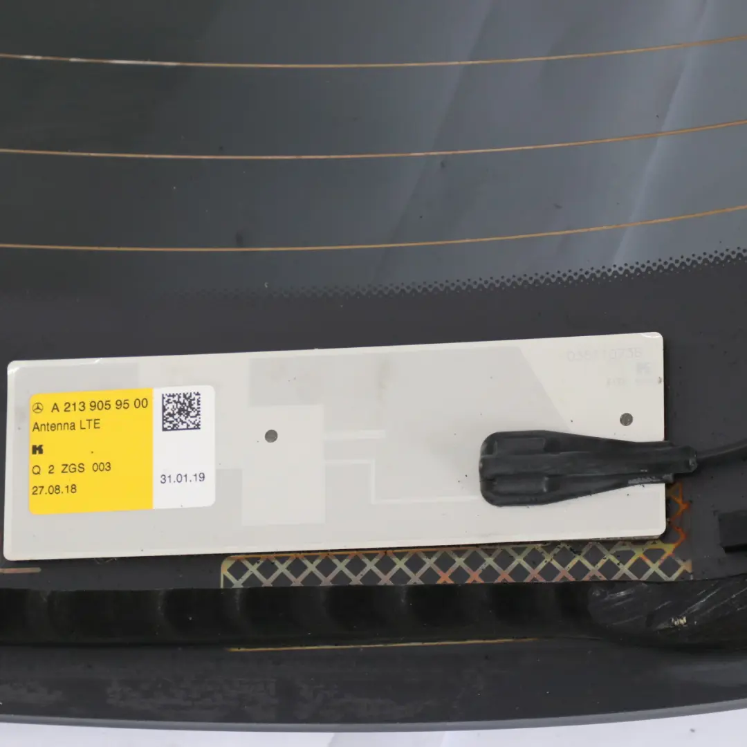Mercedes W213 Szyba Tylna Szkło Tylnej Klapy Przyciemniana AS3 - SKU A2136707000-1 - Numer Części A2136707000