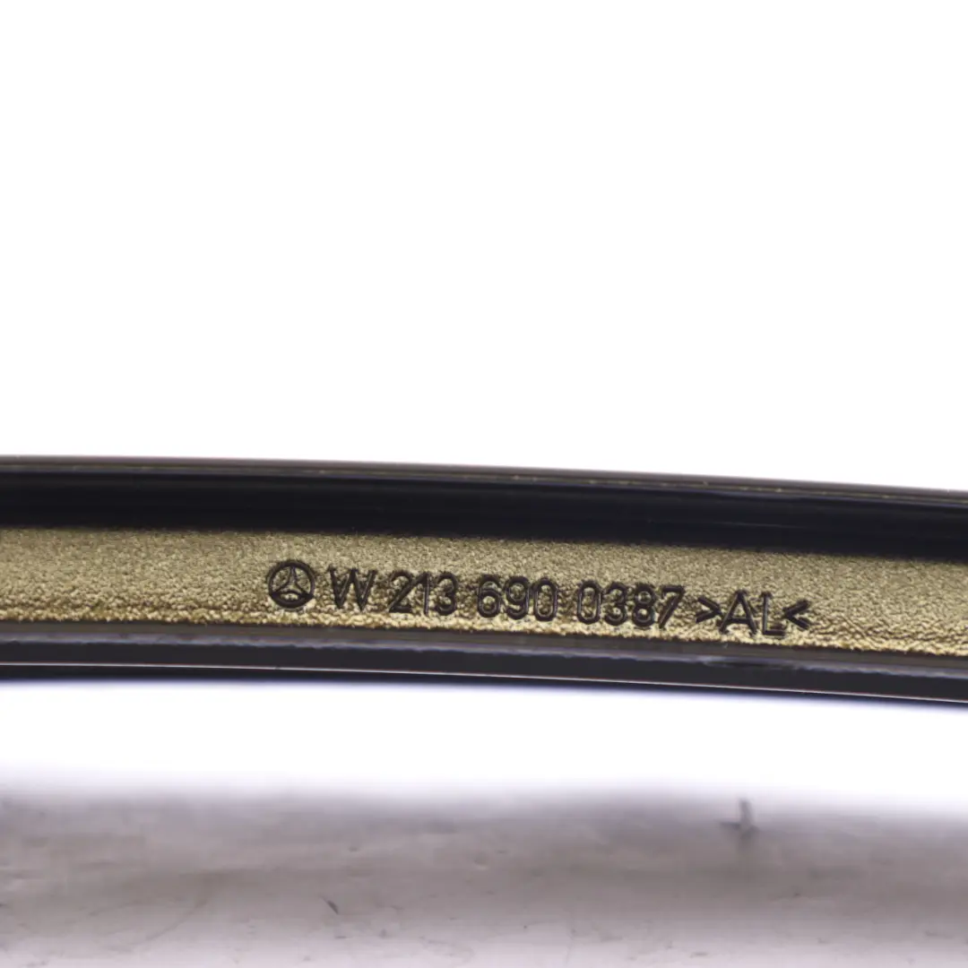 Mercedes W213 Finisher Window Pillar Cover Rear Left N/S High Gloss - SKU A2136900387-1 - Part number A2136900387