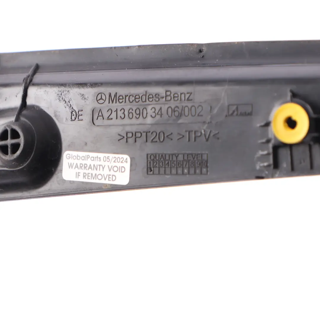 Coating Rear Trunk Trim Panel Right O/S to Mercedes W213 with Part number A2136903406 Mercedes W213 Coating Rear Trunk Trim Panel Right O/S - SKU A2136903406 - Part number A2136903406