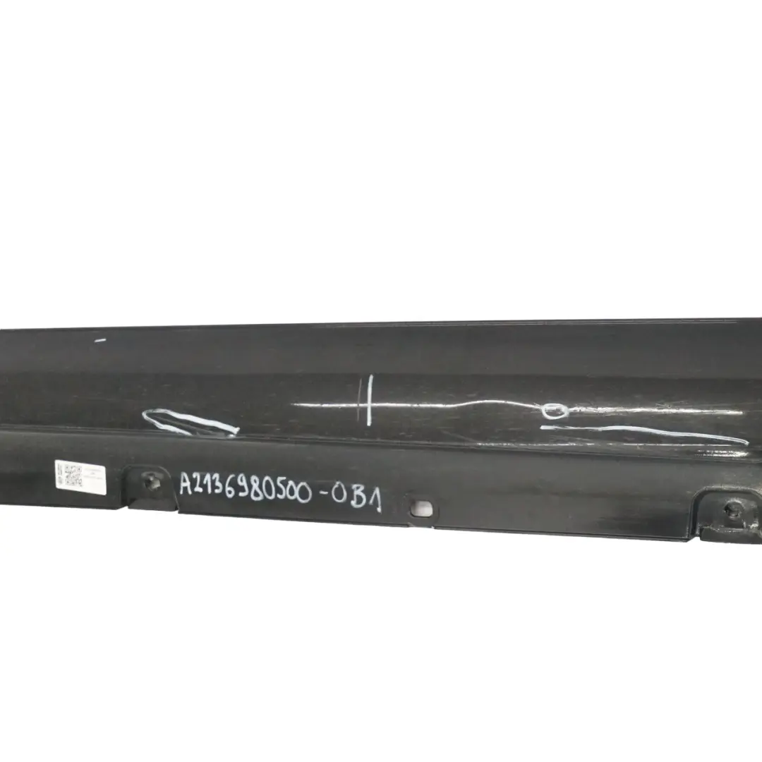Mercedes W213 Seiten chweller Links Türschweller Abdeckung Obsidian Schwarz 197 - SKU A2136980500-OB1 - Teilenummer A2136980500