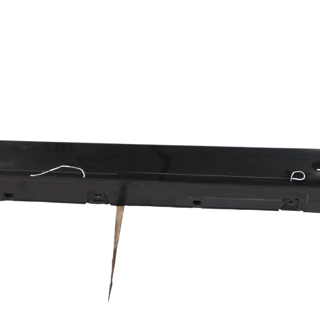 Side Skirt Left N/S Door Sill Cover Obsidian Black Metallic - 197 to Mercedes W213 with Part number A2136980754 Mercedes W213 Side Skirt Left N/S Door Sill Cover Obsidian Black Metallic - 197 - SKU A2136980754-OB - Part number A2136980754