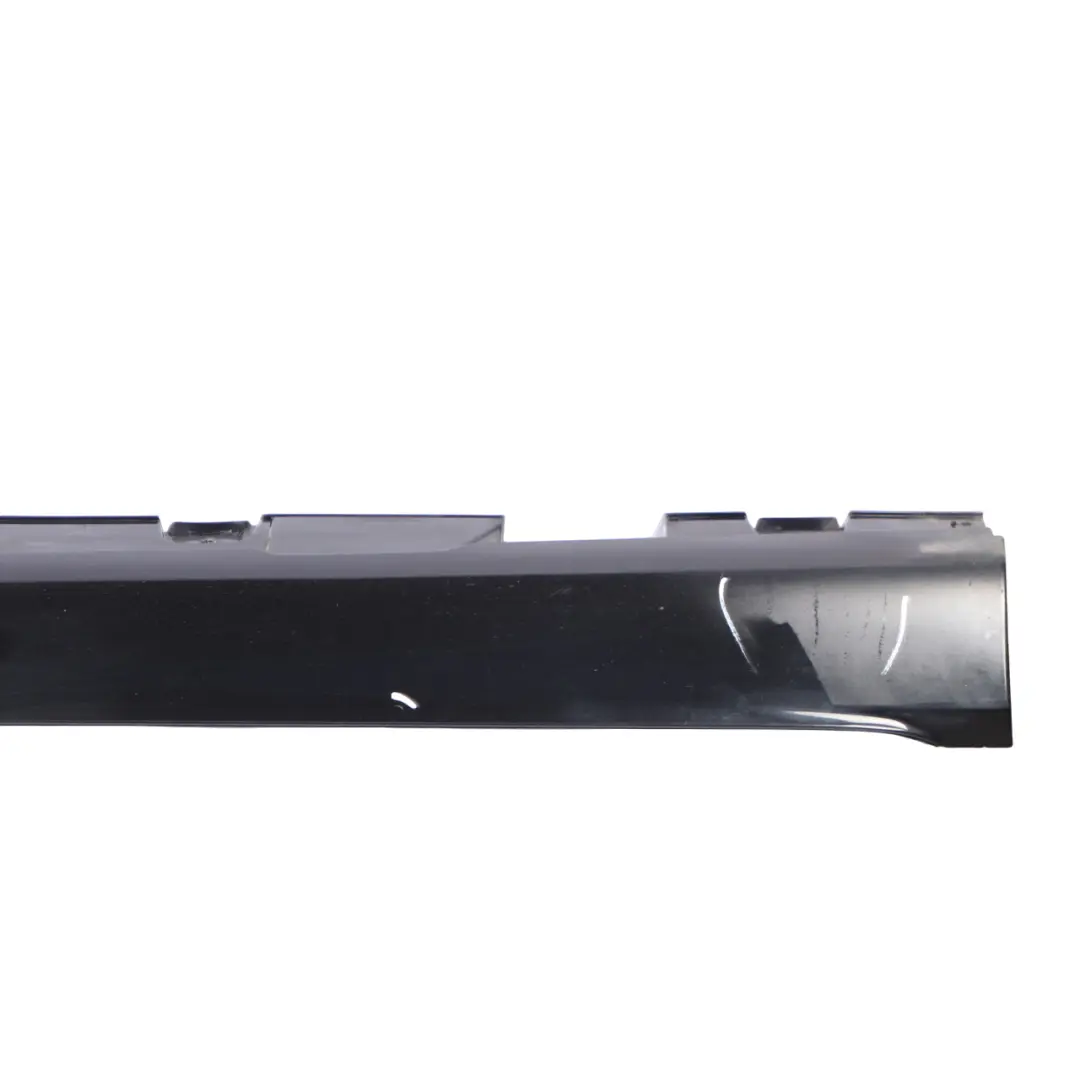 Mercedes W213 Side Skirt Right O/S Door Sill Cover Obsidian Black Metallic - 197 - SKU A2136980854-OB - Part number A2136980854